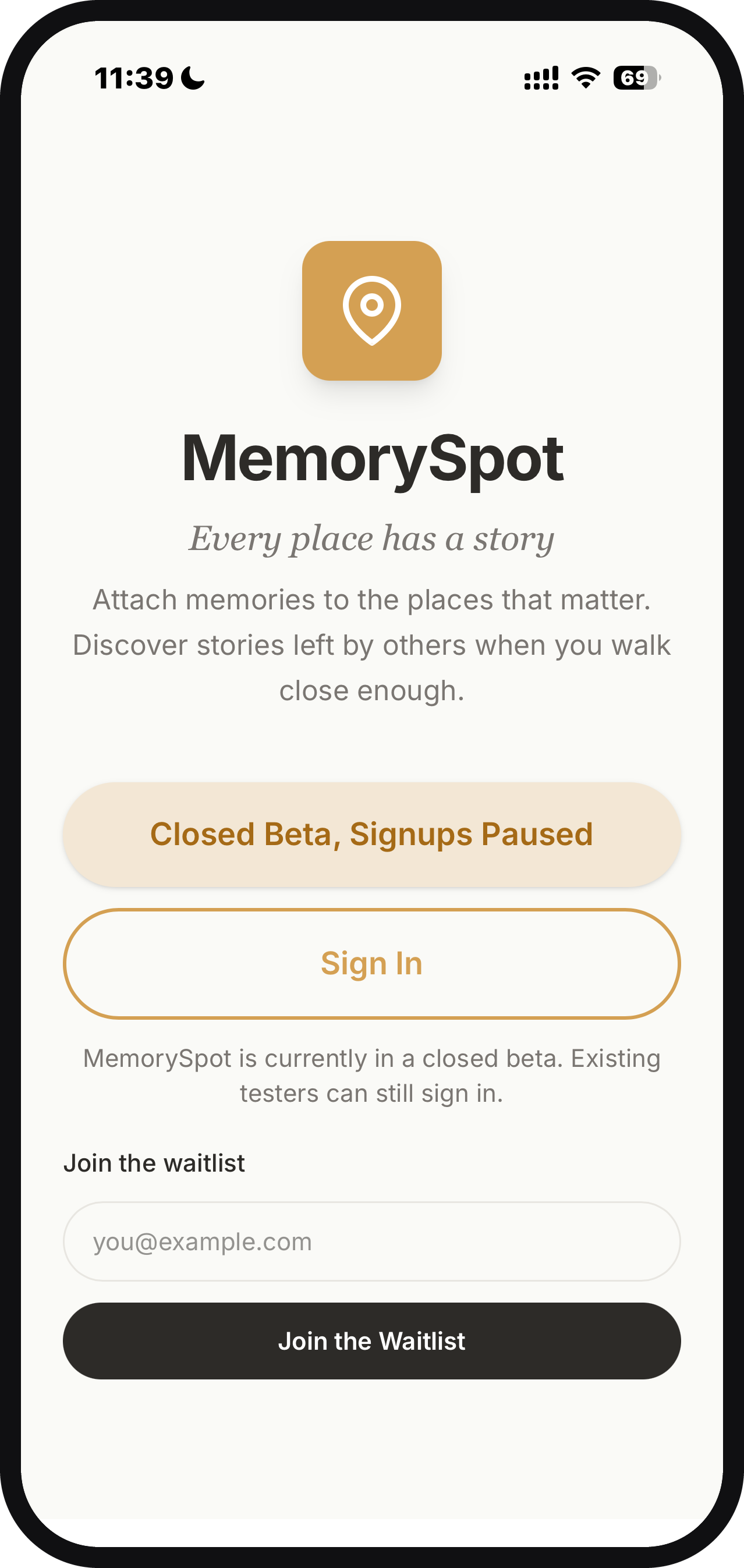 MemorySpot splash